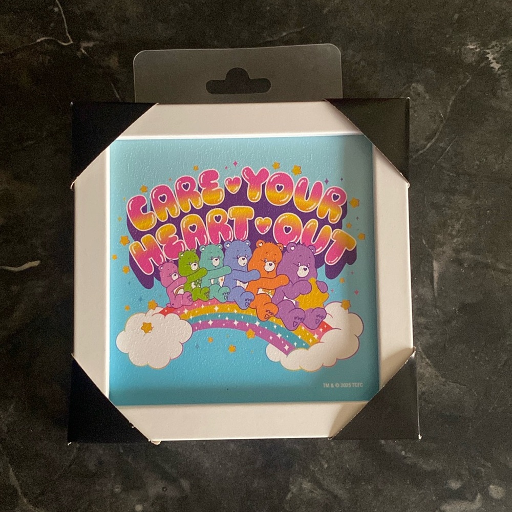 Care Bears 🐻 6x6 Care Your Heart ♥️ Out Wall Sign